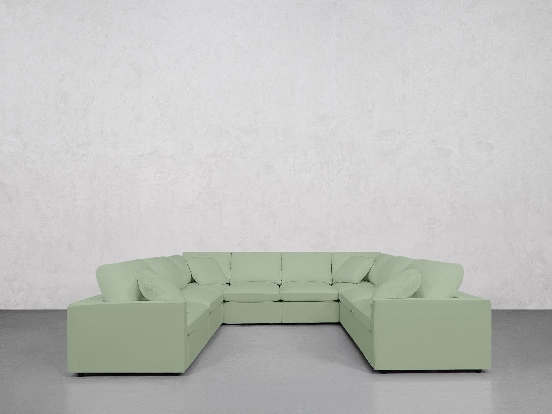 8-Seat Modular U-Sectional (Thin Arms) - 7th Avenue