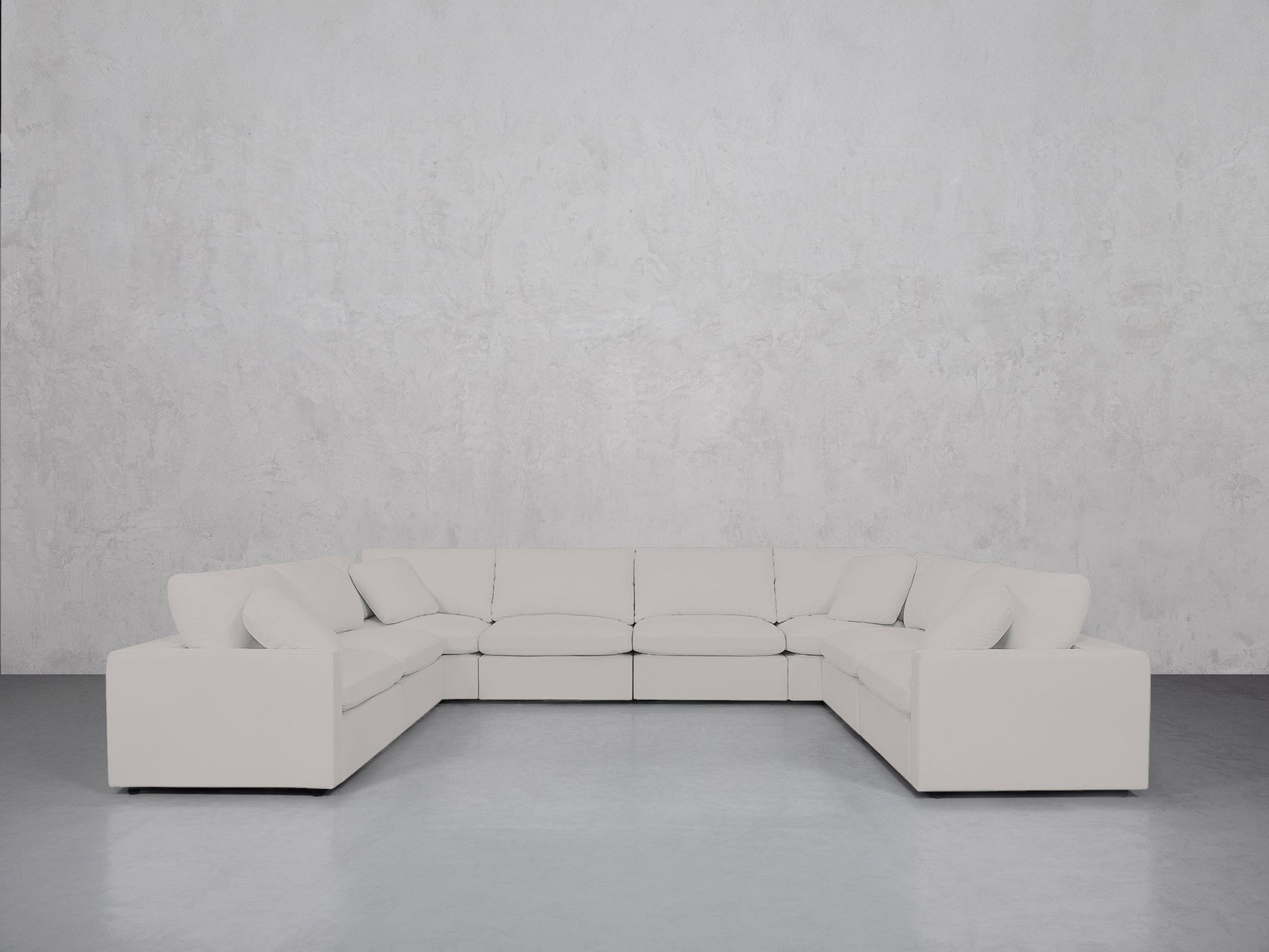 8-Seat Modular U-Sectional (Thin Arms) - 7th Avenue