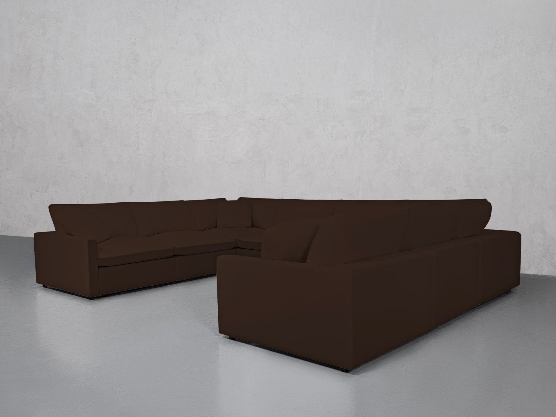 8-Seat Modular U-Sectional (Thin Arms) - 7th Avenue