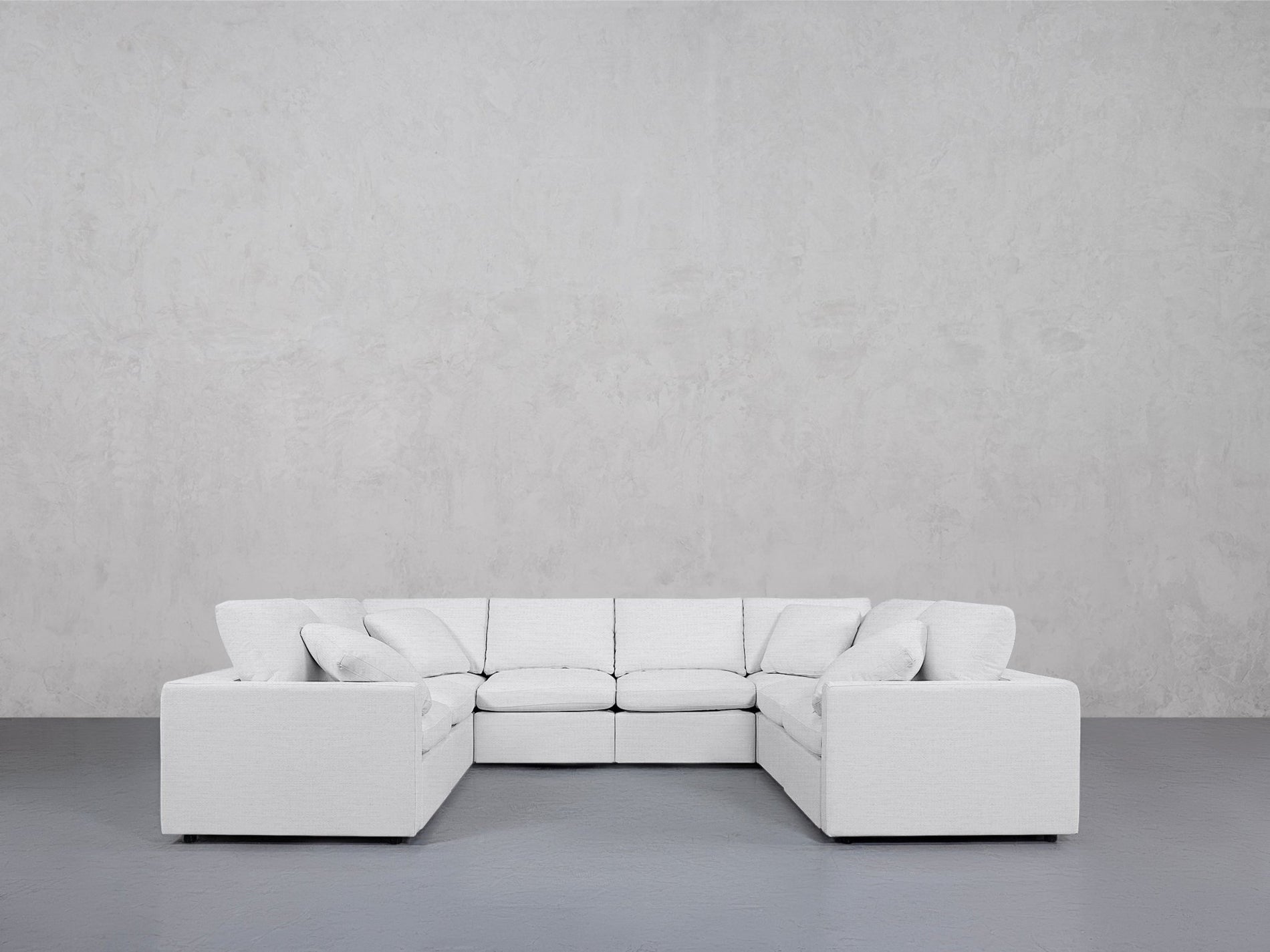 8-Seat Modular U-Sectional (Thin Arms) - 7th Avenue