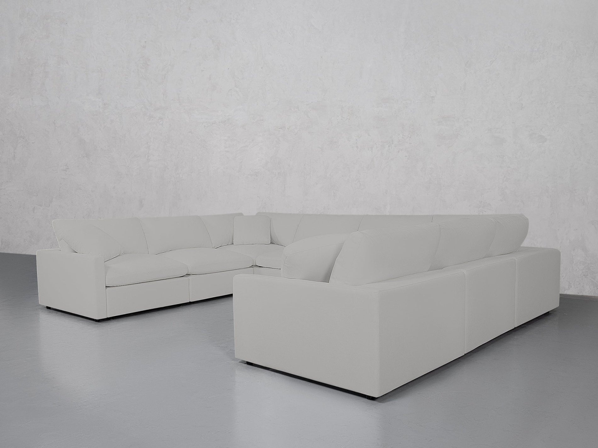 8-Seat Modular U-Sectional (Thin Arms) - 7th Avenue