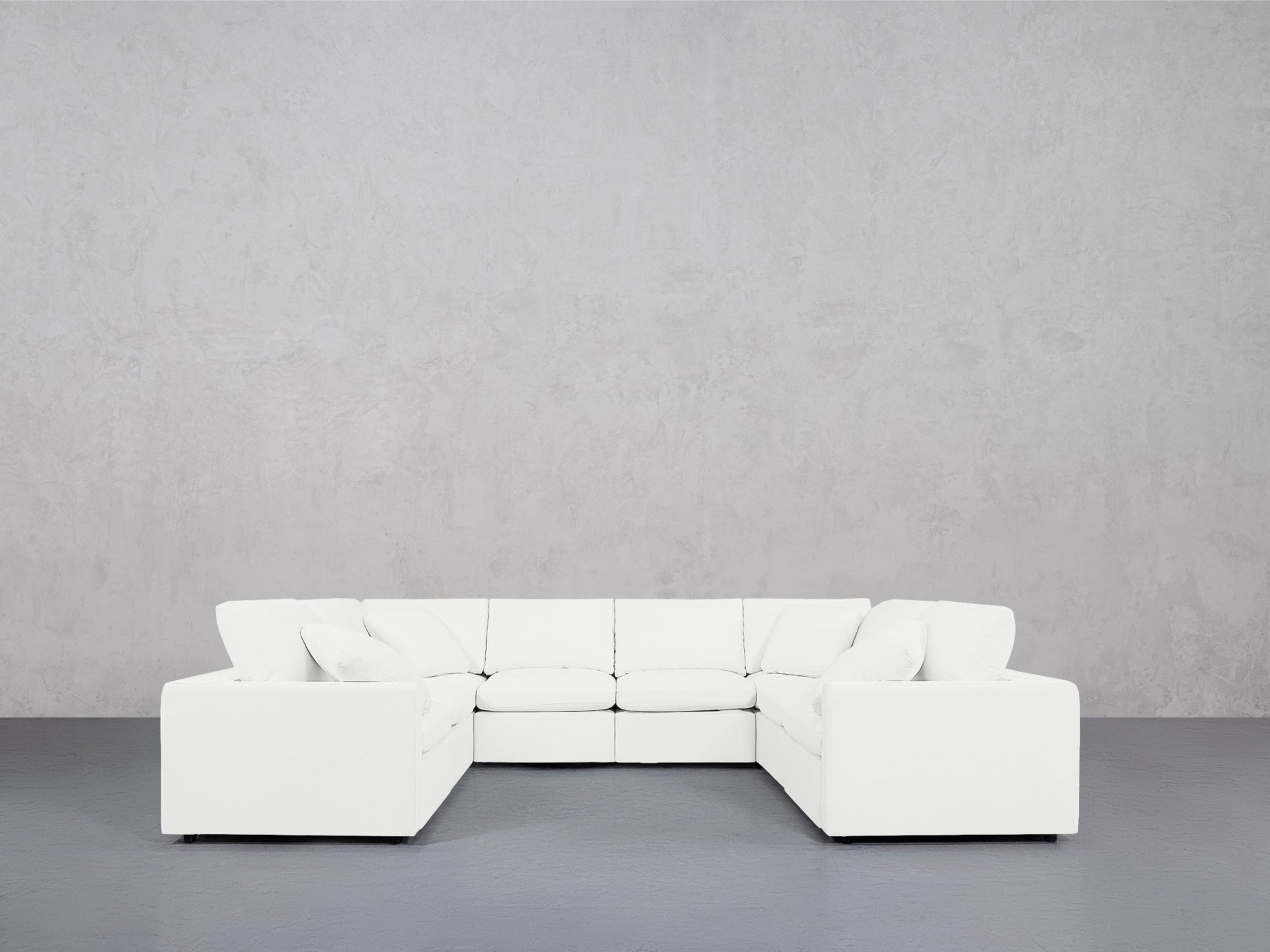 8-Seat Modular U-Sectional (Thin Arms) - 7th Avenue