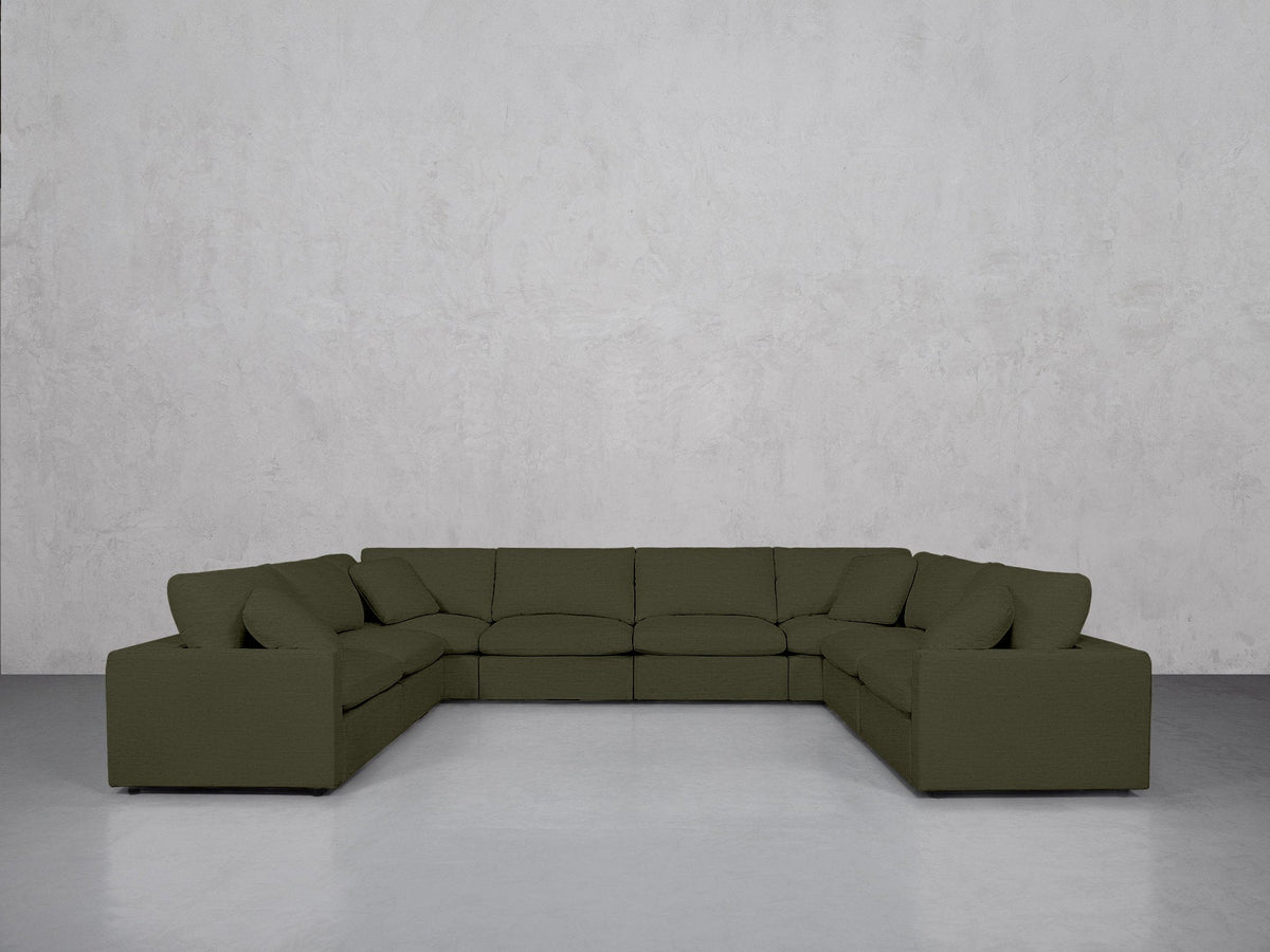 8-Seat Modular U-Sectional (Thin Arms) - 7th Avenue