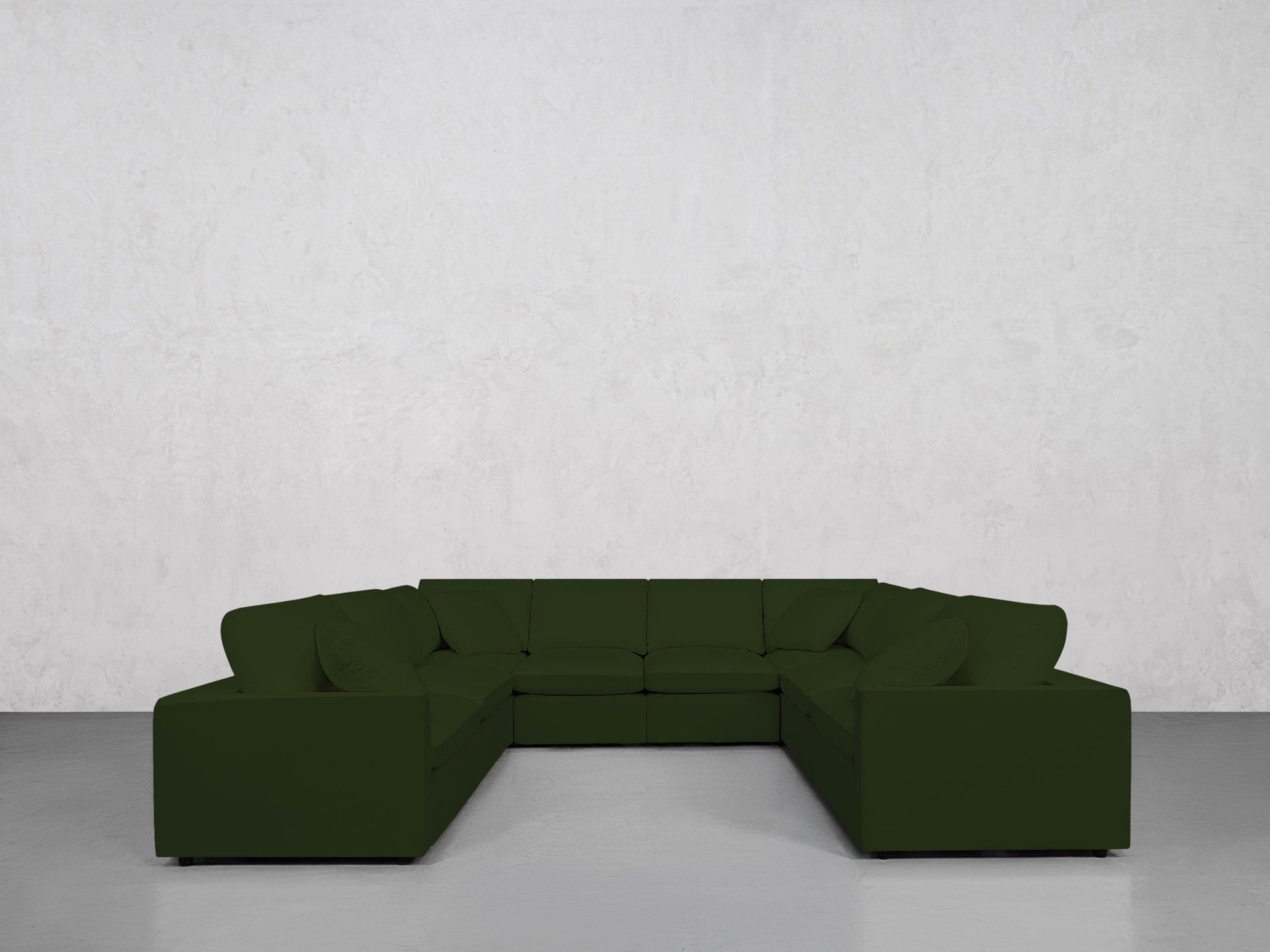 8-Seat Modular U-Sectional (Thin Arms) - 7th Avenue