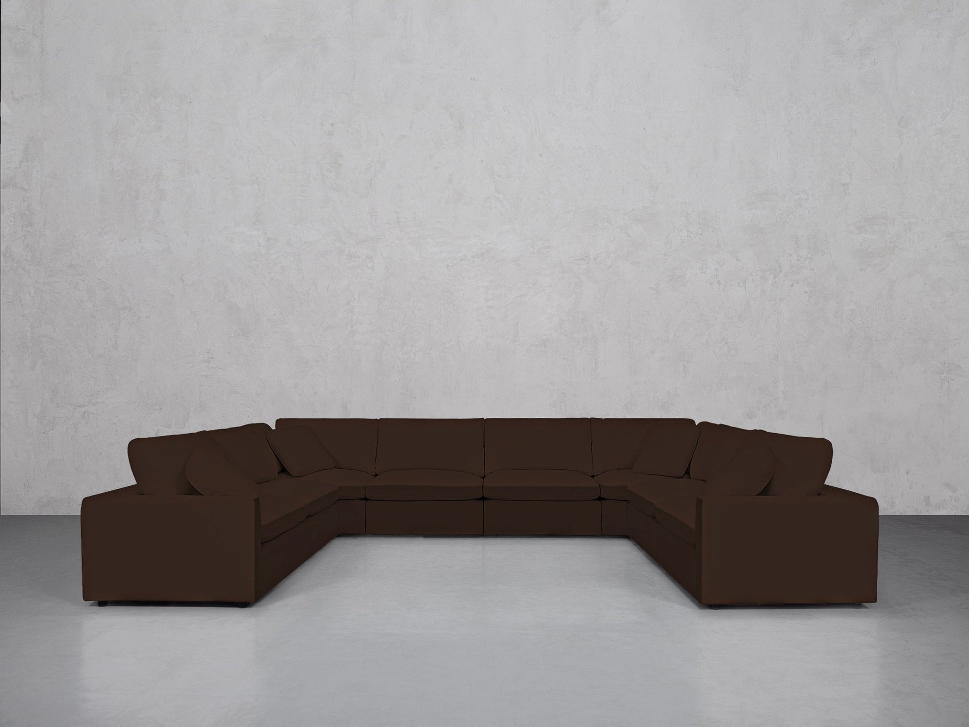 8-Seat Modular U-Sectional (Thin Arms) - 7th Avenue