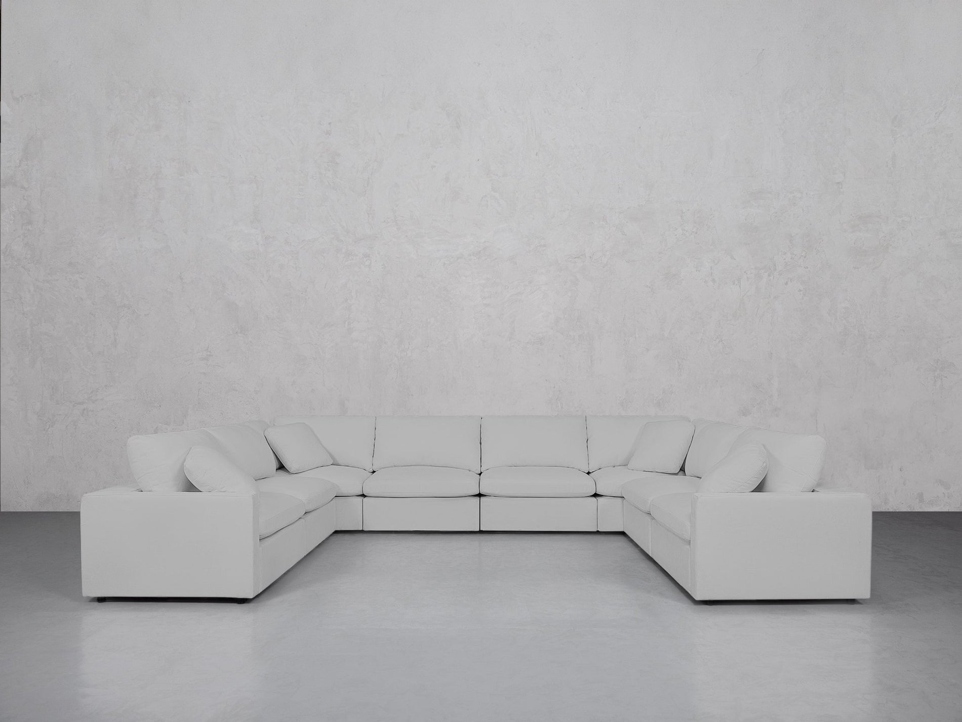 8-Seat Modular U-Sectional (Thin Arms) - 7th Avenue