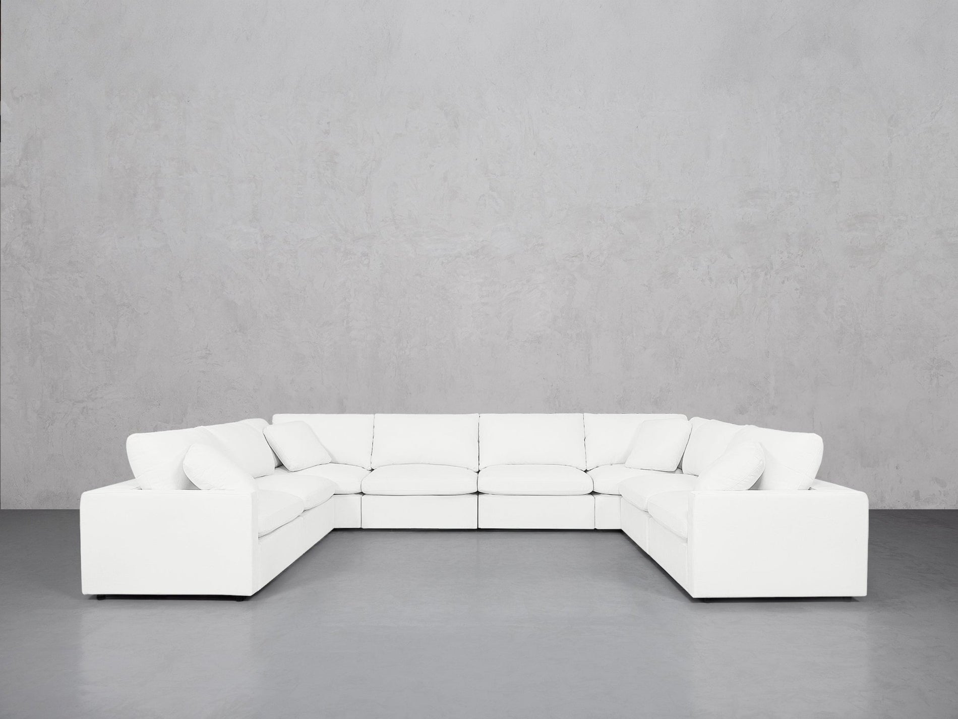 8-Seat Modular U-Sectional (Thin Arms) - 7th Avenue