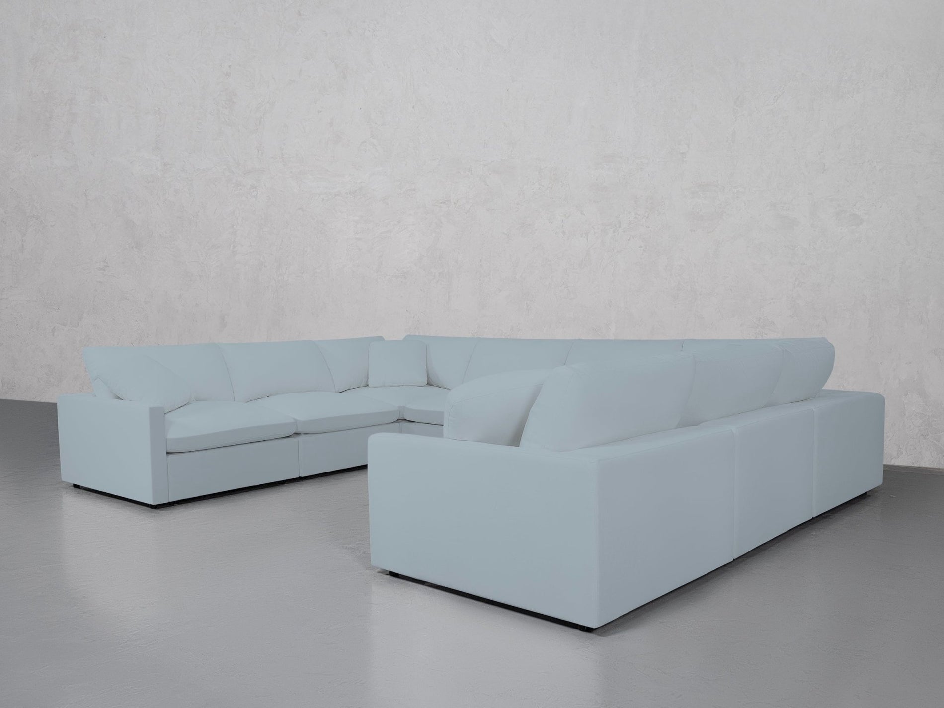 8-Seat Modular U-Sectional (Thin Arms) - 7th Avenue