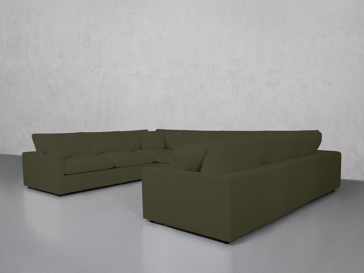 8-Seat Modular U-Sectional (Thin Arms) - 7th Avenue