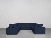 8-Seat Modular U-Sectional (Thin Arms) - 7th Avenue
