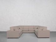 8-Seat Modular U-Sectional (Thin Arms) - 7th Avenue