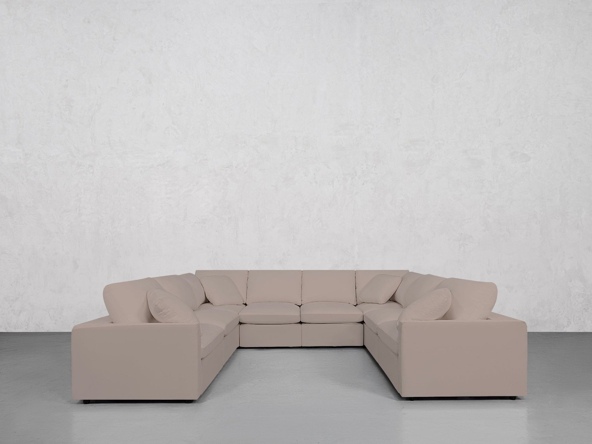 8-Seat Modular U-Sectional (Thin Arms) - 7th Avenue