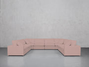 8-Seat Modular U-Sectional (Thin Arms) - 7th Avenue