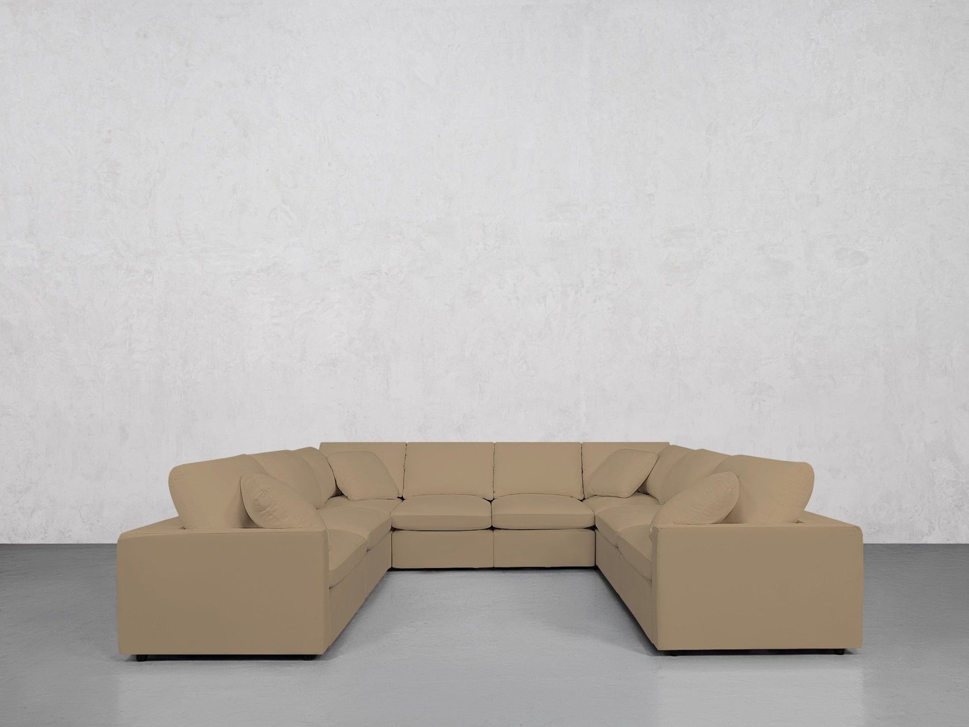 8-Seat Modular U-Sectional (Thin Arms) - 7th Avenue