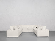8-Seat Modular U-Sectional (Thin Arms) - 7th Avenue