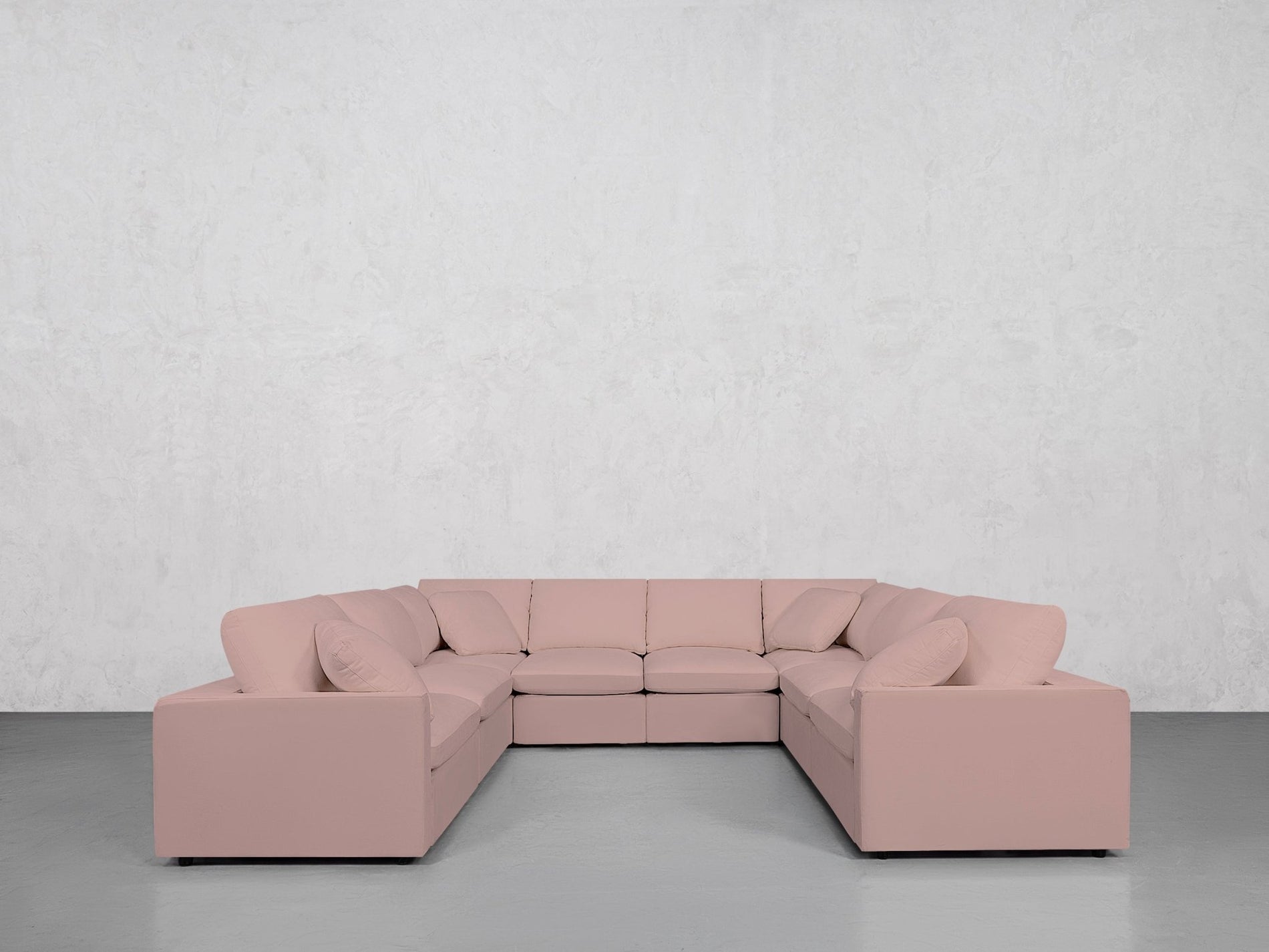 8-Seat Modular U-Sectional (Thin Arms) - 7th Avenue
