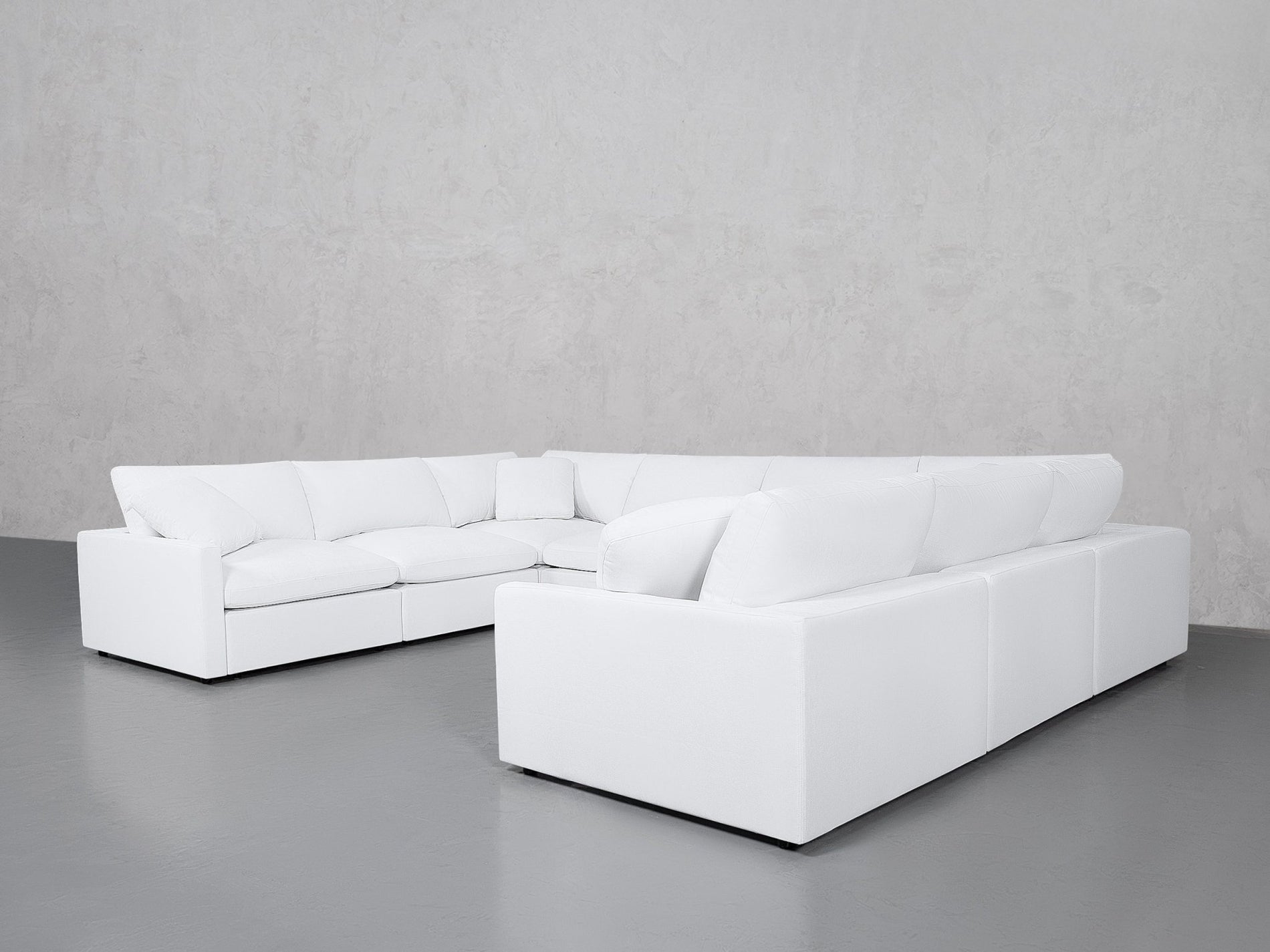 8-Seat Modular U-Sectional (Thin Arms) - 7th Avenue