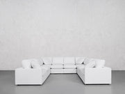 8-Seat Modular U-Sectional (Thin Arms) - 7th Avenue