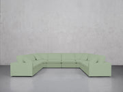 8-Seat Modular U-Sectional (Thin Arms) - 7th Avenue