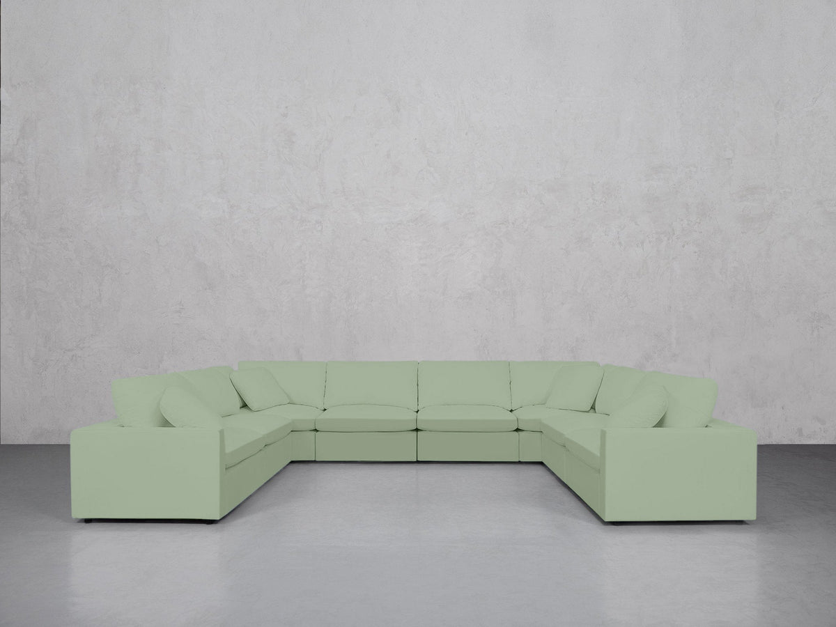 8-Seat Modular U-Sectional (Thin Arms) - 7th Avenue