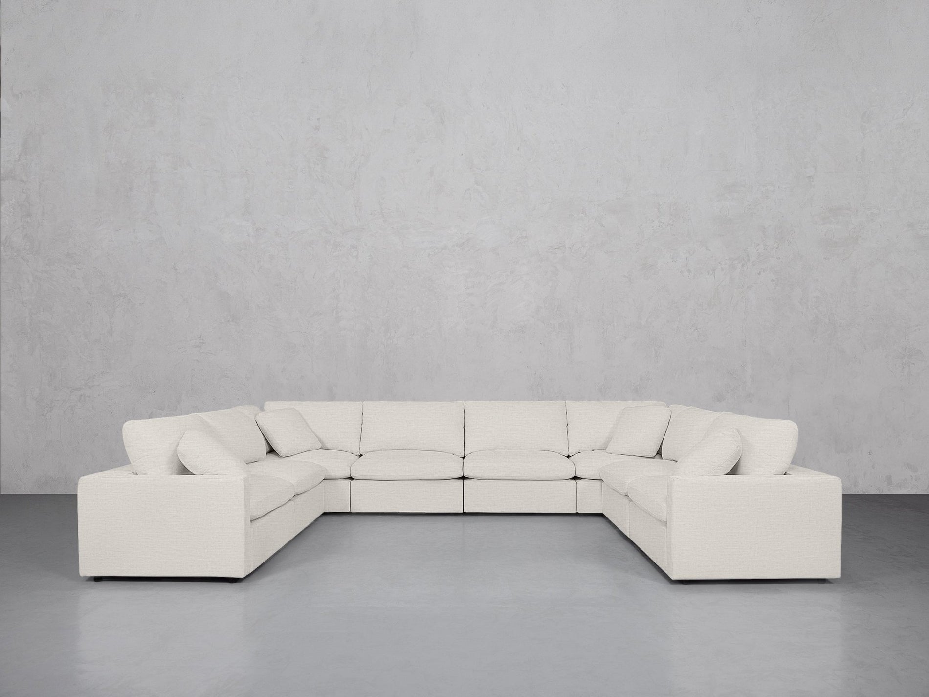8-Seat Modular U-Sectional (Thin Arms) - 7th Avenue
