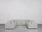 8-Seat Modular U-Sectional (Thin Arms) - 7th Avenue