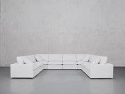 8-Seat Modular U-Sectional (Thin Arms) - 7th Avenue