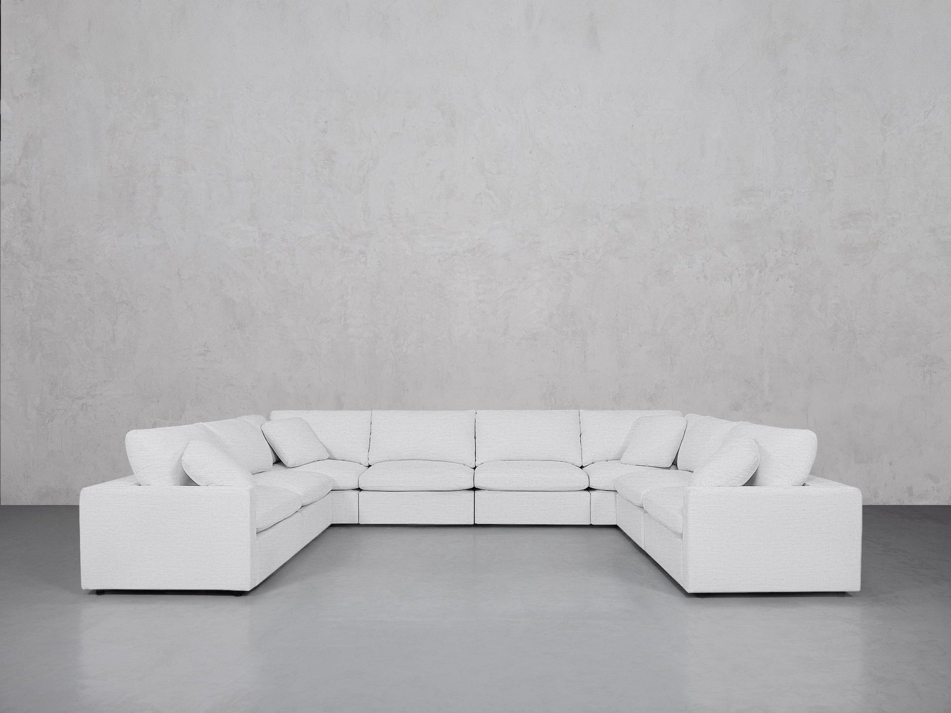 8-Seat Modular U-Sectional (Thin Arms) - 7th Avenue