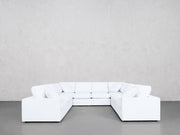 8-Seat Modular U-Sectional (Thin Arms) - 7th Avenue
