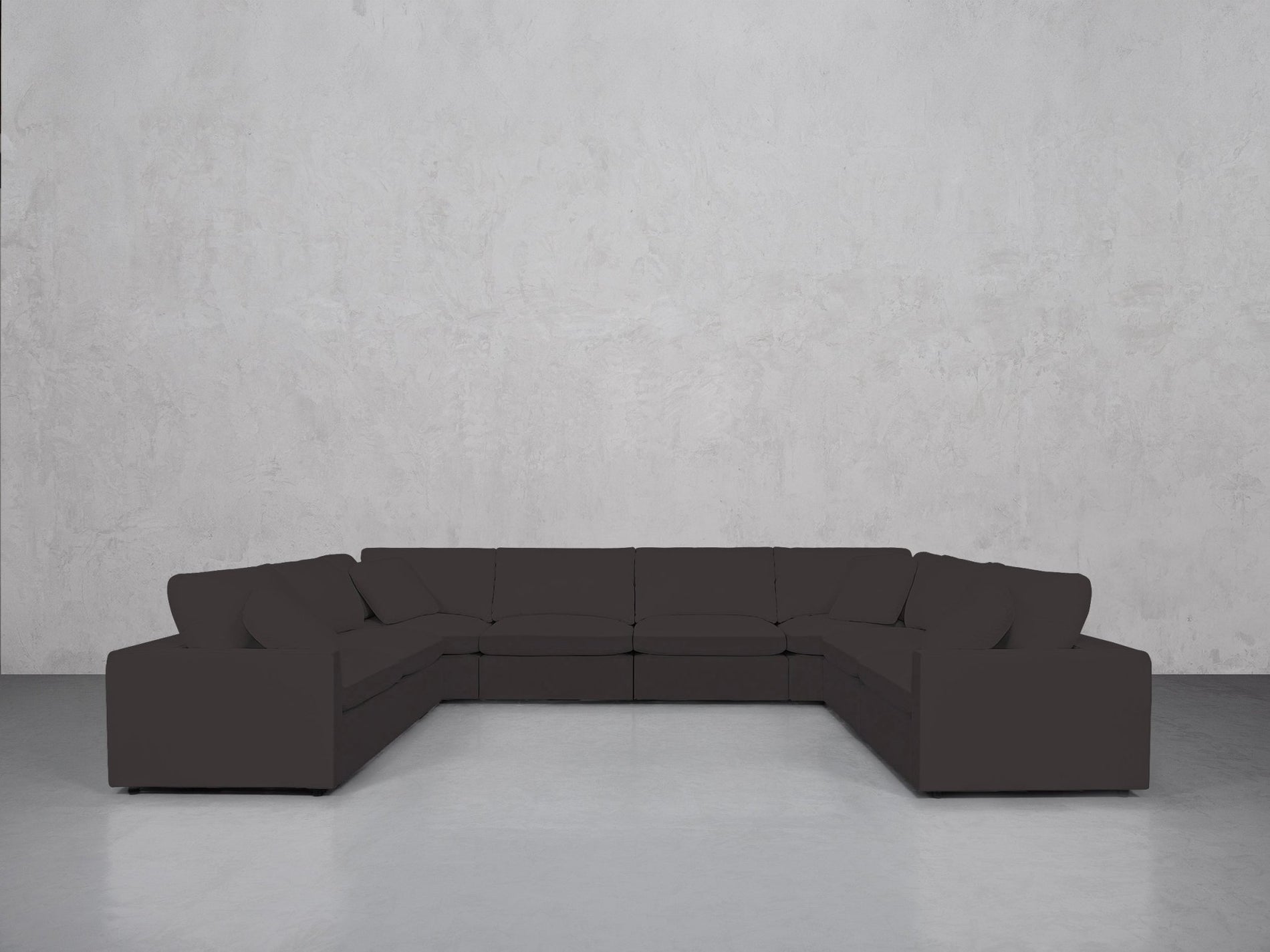 8-Seat Modular U-Sectional (Thin Arms) - 7th Avenue