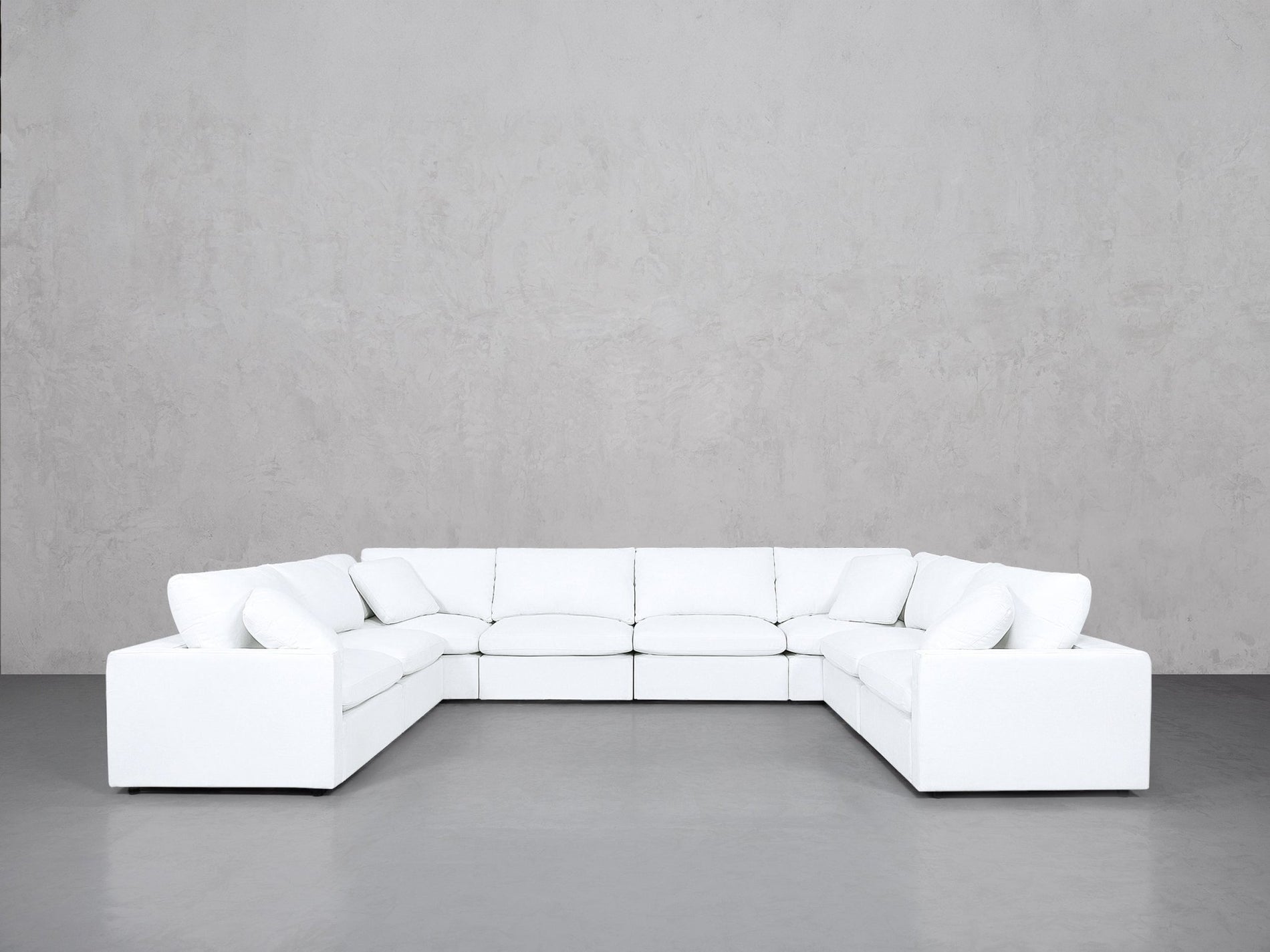 8-Seat Modular U-Sectional (Thin Arms) - 7th Avenue