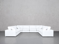 8-Seat Modular U-Sectional (Thin Arms)