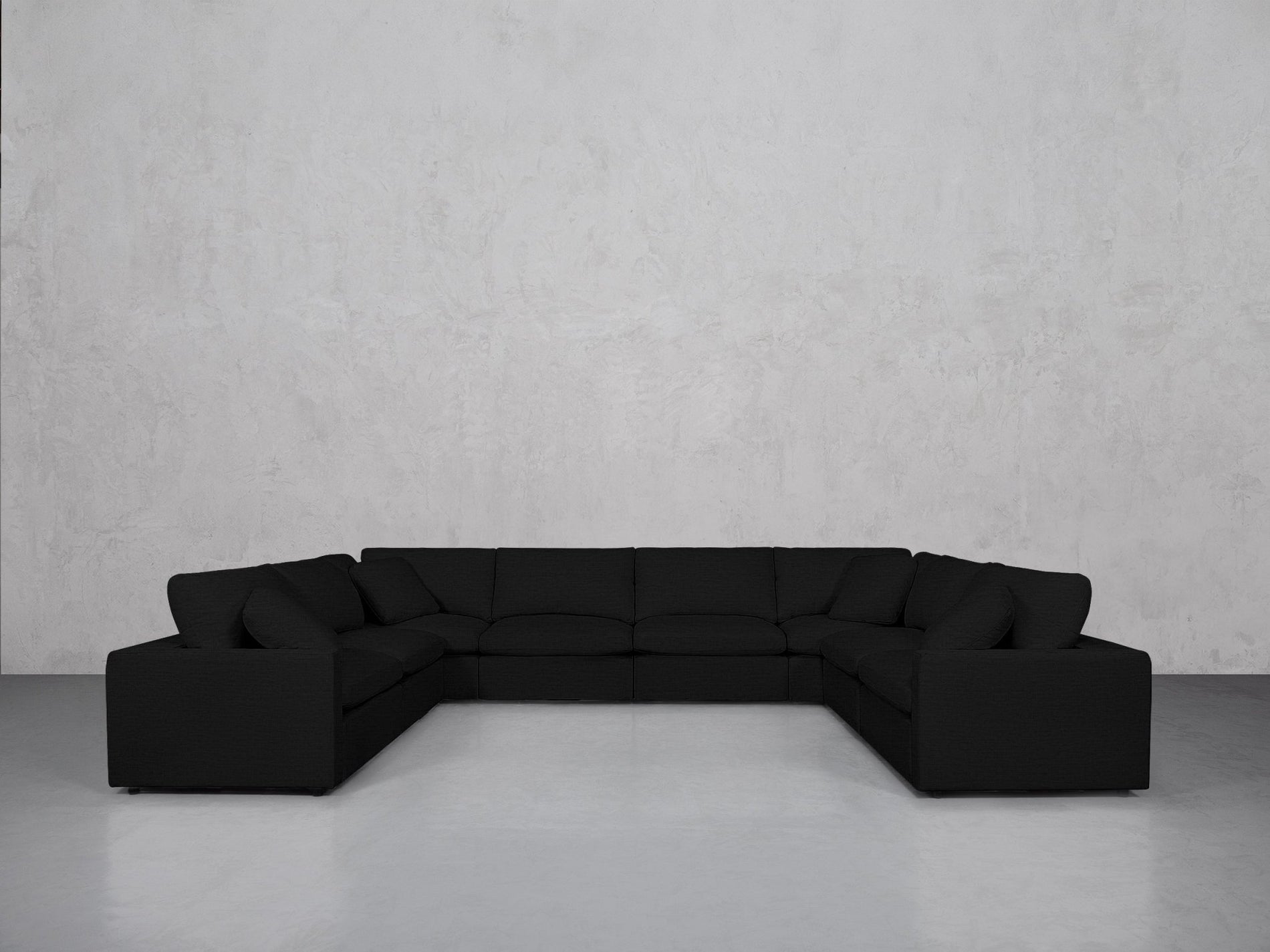 8-Seat Modular U-Sectional (Thin Arms) - 7th Avenue