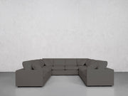 8-Seat Modular U-Sectional (Thin Arms) - 7th Avenue