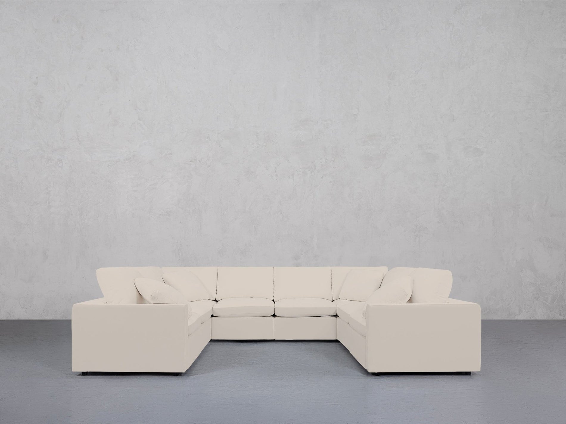 8-Seat Modular U-Sectional (Thin Arms) - 7th Avenue
