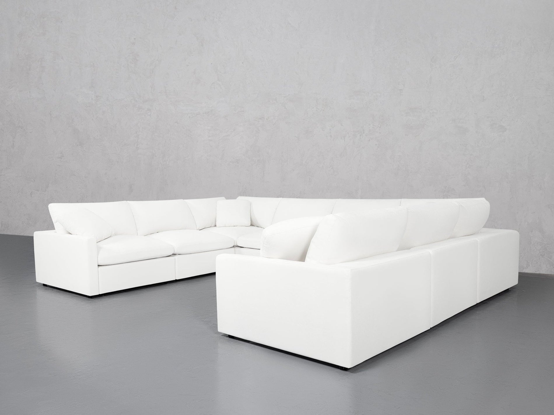 8-Seat Modular U-Sectional (Thin Arms) - 7th Avenue