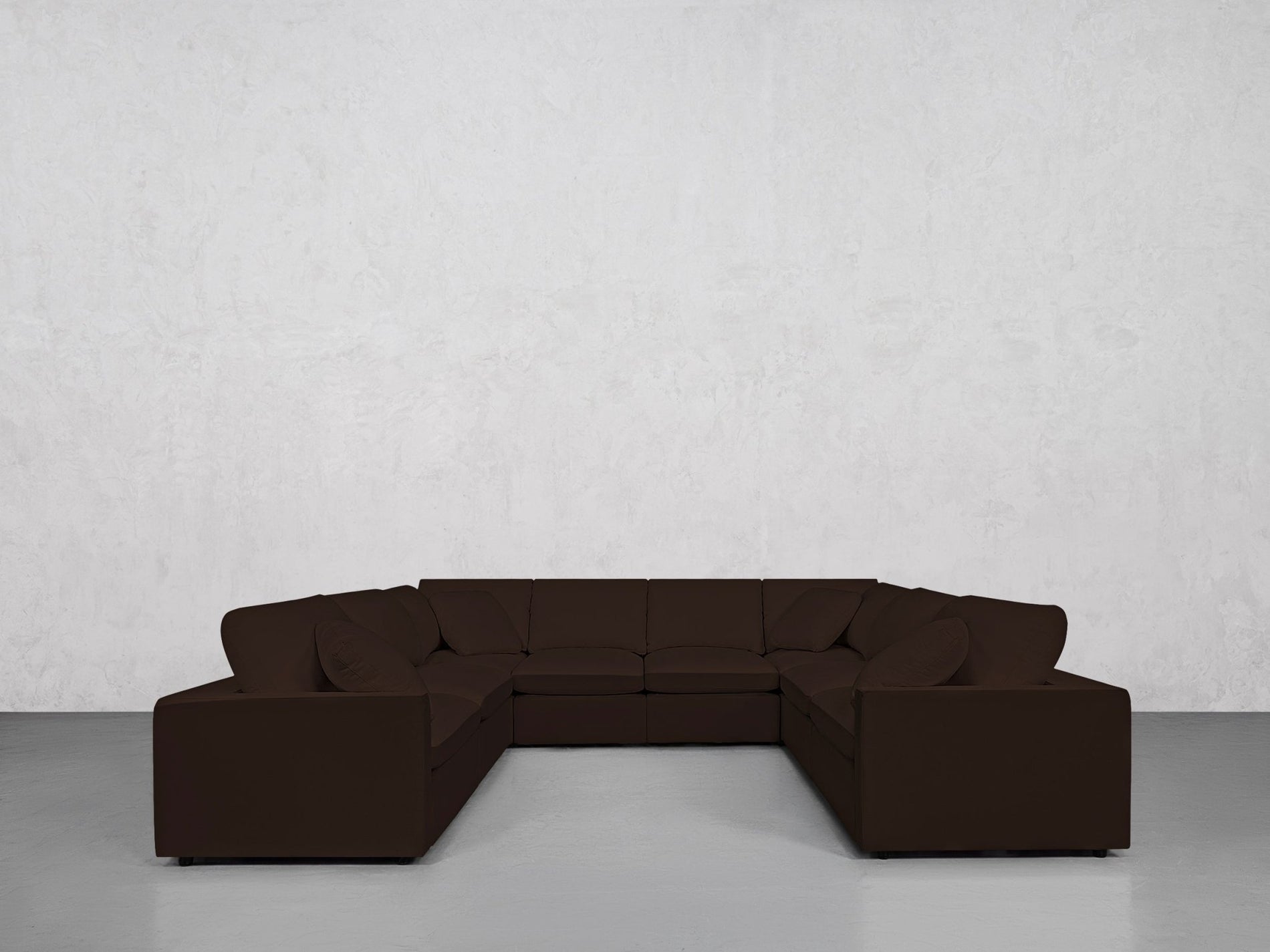 8-Seat Modular U-Sectional (Thin Arms) - 7th Avenue