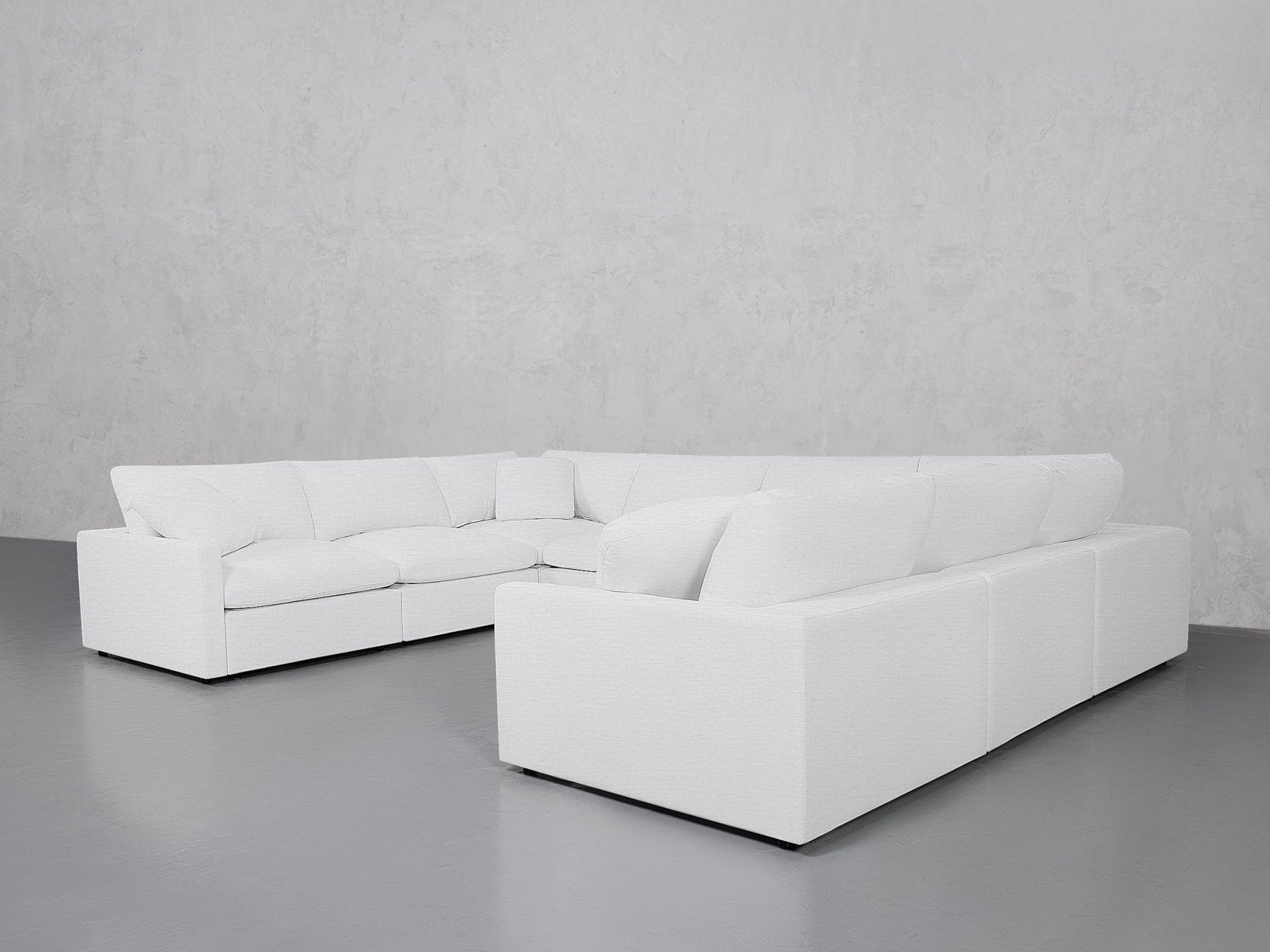 8-Seat Modular U-Sectional (Thin Arms) - 7th Avenue