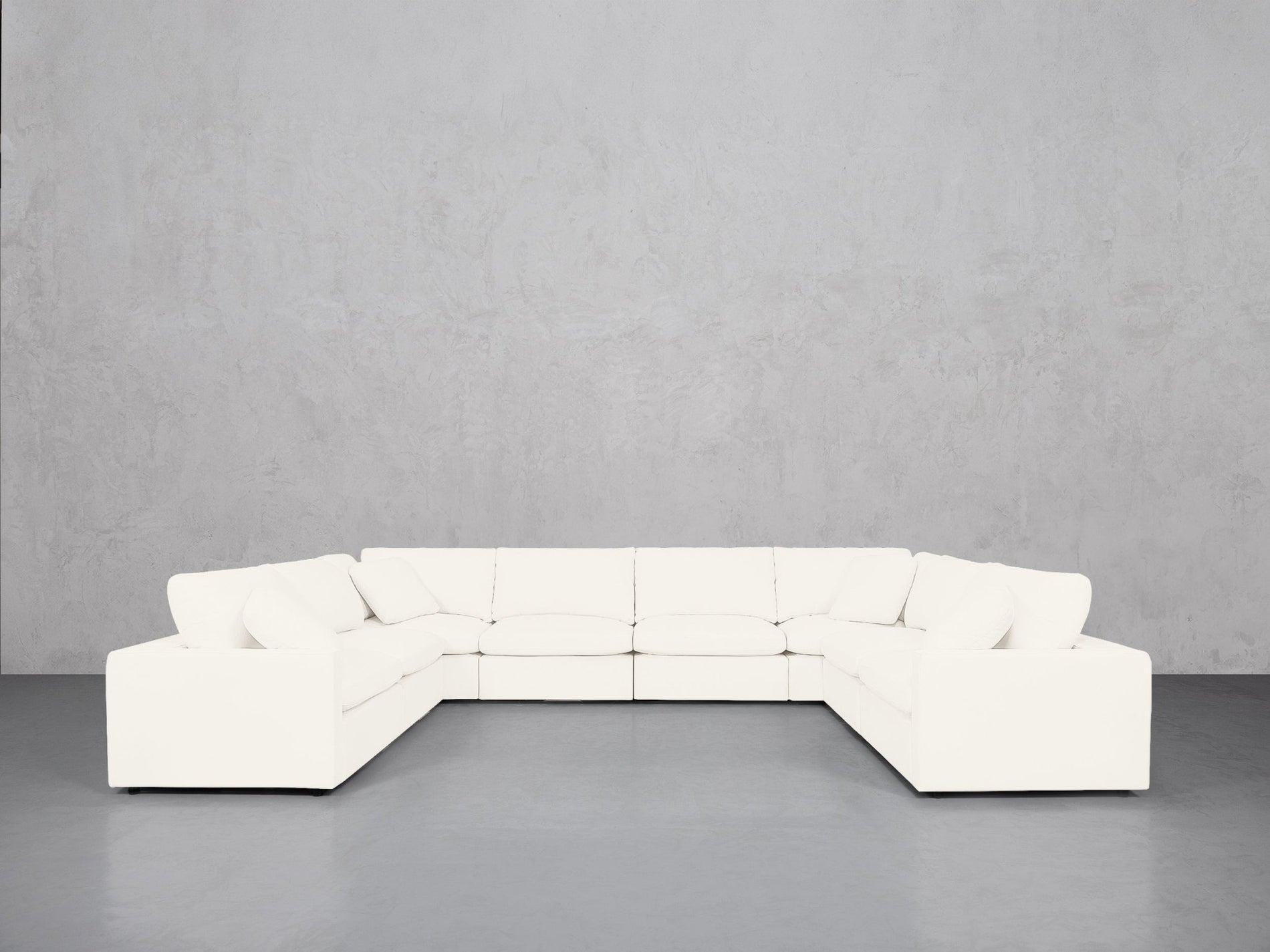 8-Seat Modular U-Sectional (Thin Arms) - 7th Avenue
