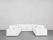 8-Seat Modular U-Sectional (Thin Arms) - 7th Avenue