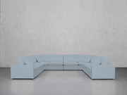 8-Seat Modular U-Sectional (Thin Arms) - 7th Avenue