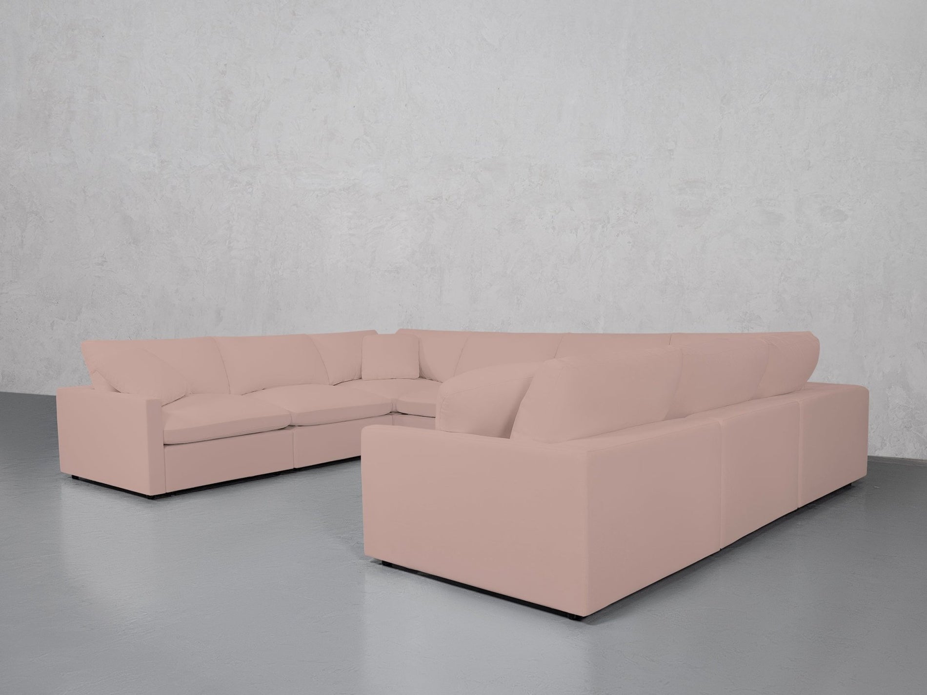 8-Seat Modular U-Sectional (Thin Arms) - 7th Avenue