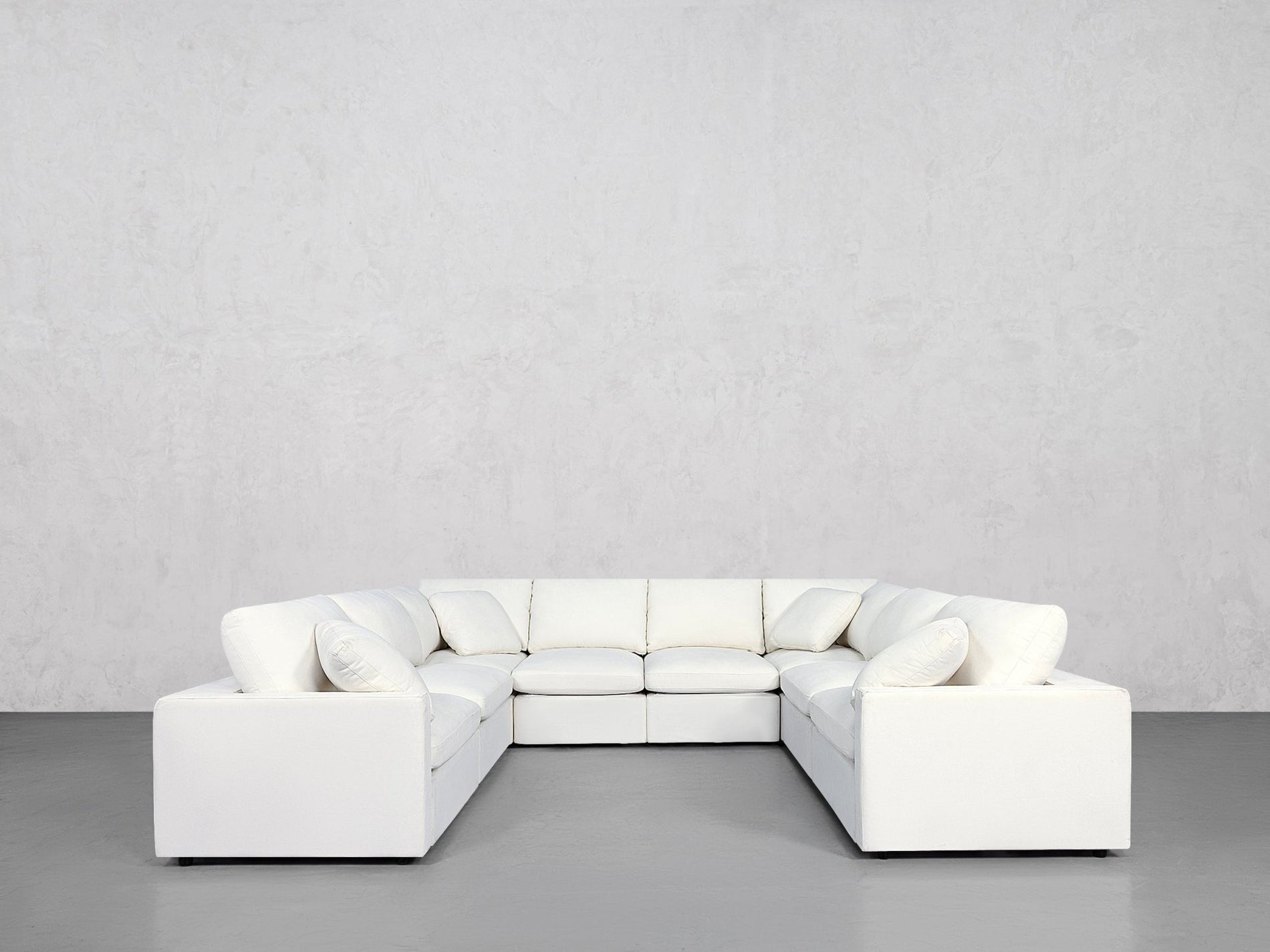 8-Seat Modular U-Sectional (Thin Arms) - 7th Avenue