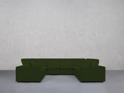 8-Seat Modular U-Sectional (Thin Arms) - 7th Avenue