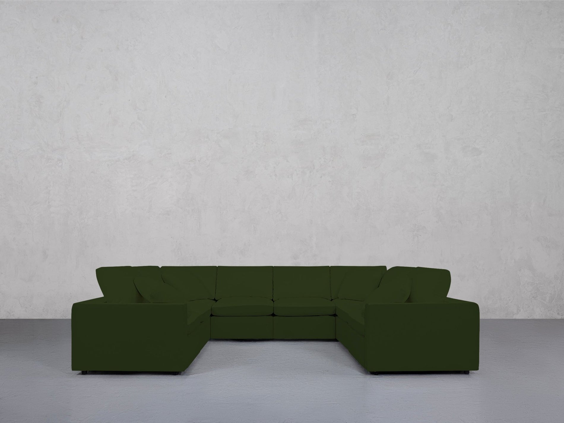 8-Seat Modular U-Sectional (Thin Arms) - 7th Avenue