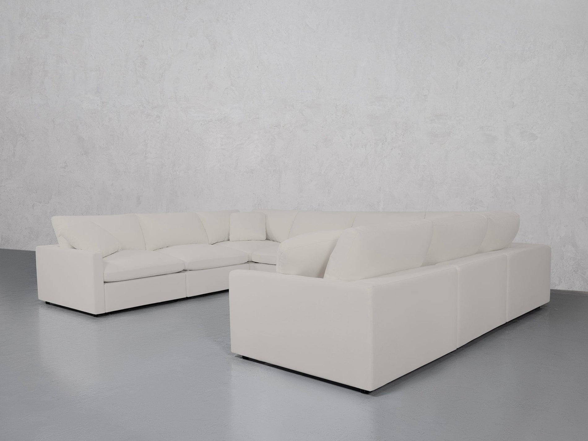 8-Seat Modular U-Sectional (Thin Arms) - 7th Avenue