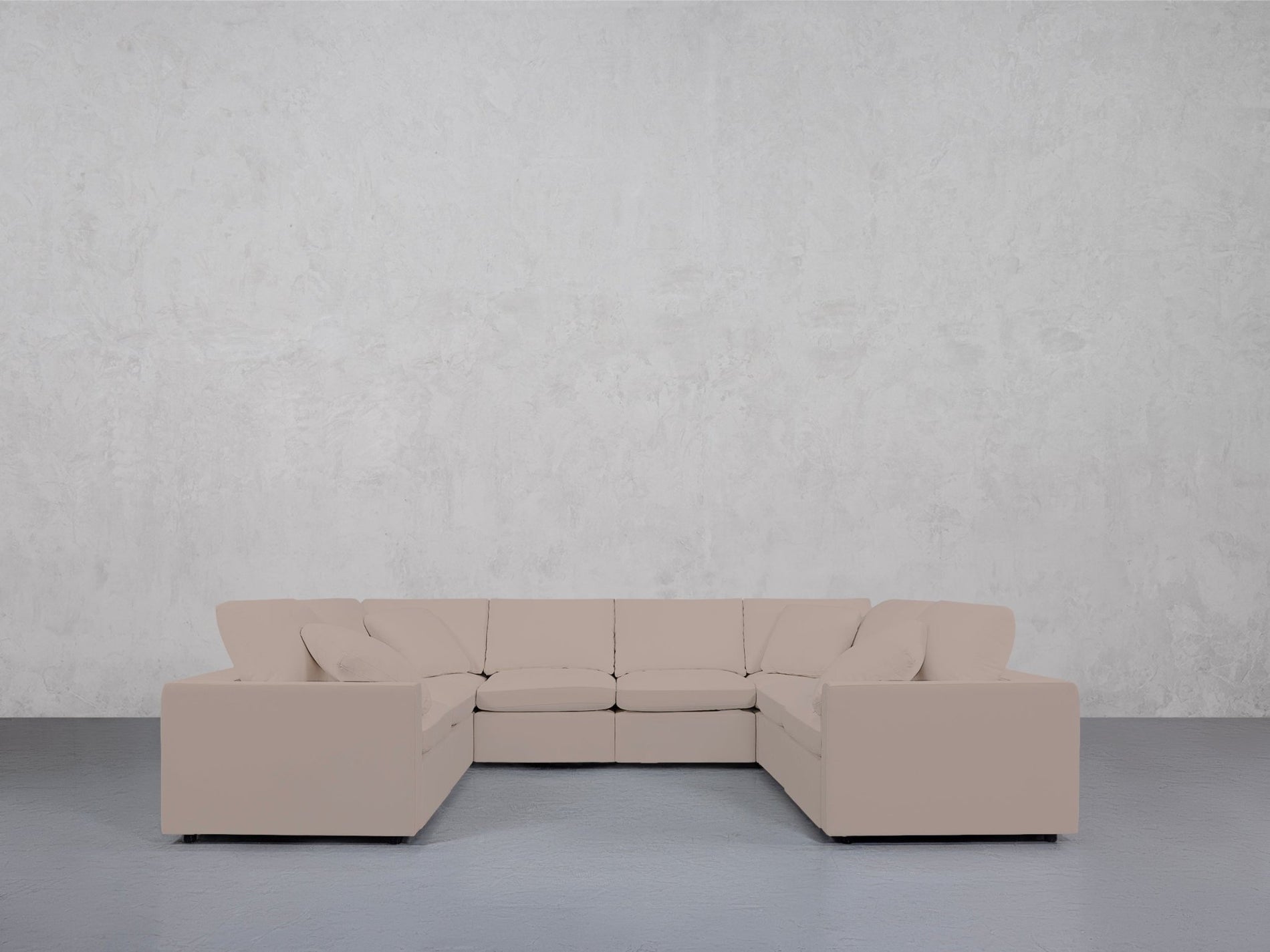 8-Seat Modular U-Sectional (Thin Arms) - 7th Avenue