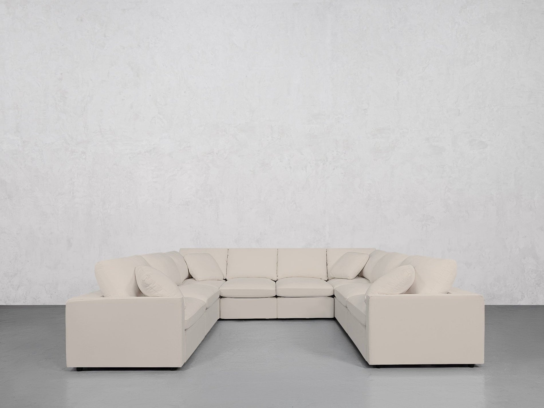 8-Seat Modular U-Sectional (Thin Arms) - 7th Avenue