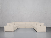 8-Seat Modular U-Sectional (Thin Arms) - 7th Avenue