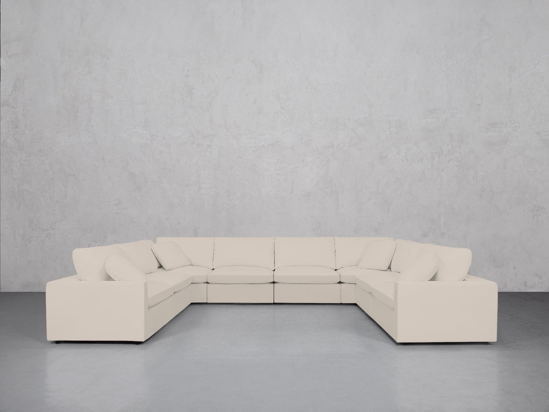 8-Seat Modular U-Sectional (Thin Arms) - 7th Avenue